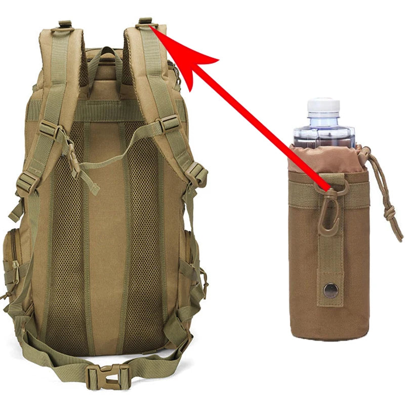 Sac à dos tactique en nylon pour randonnée et voyage
