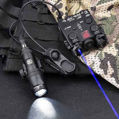 WADSN DBAL-A2 – Combo Laser IR / Rouge / Vert / Bleu + Lampe M300 / M600 + Switch AXON, Rail 20mm