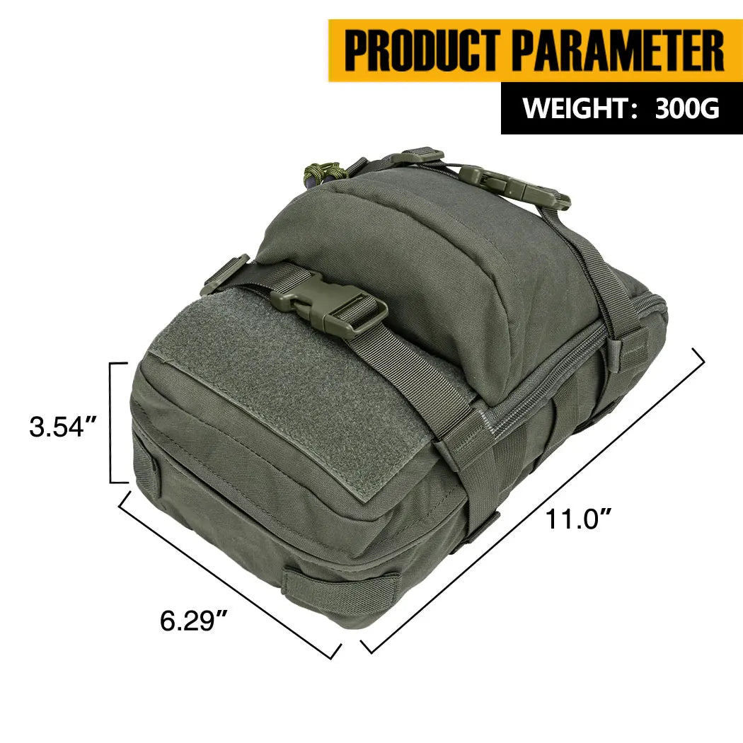 Sac d’Hydratation Tactique Mini – IDOGEAR MOLLE 500D Nylon - BLACKBEARD OUTDOOR INDUSTRIES