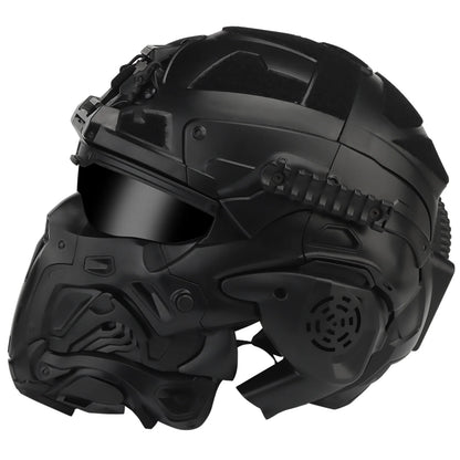 Casque airsoft intégral Assault I avec masque relevable
