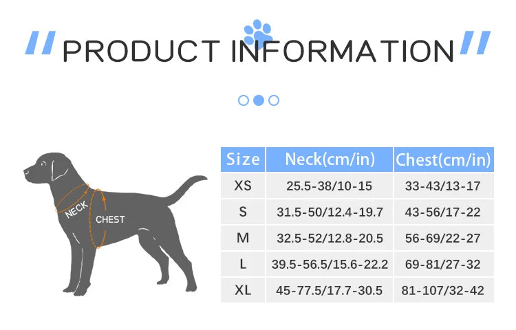 Harnais Anti-Traction Réfléchissant et Rembourré pour Chien – Ajustable pour Petits, Moyens et Grands Chiens Ma boutique