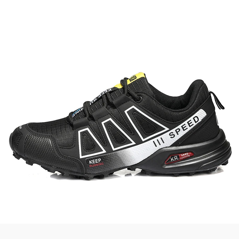 Chaussures de Randonnée Tactique Homme en Cuir — Respirantes, Antidérapantes, Grande Taille | EU 39-47