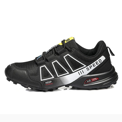 Chaussures de Randonnée Tactique Homme en Cuir — Respirantes, Antidérapantes, Grande Taille | EU 39-47