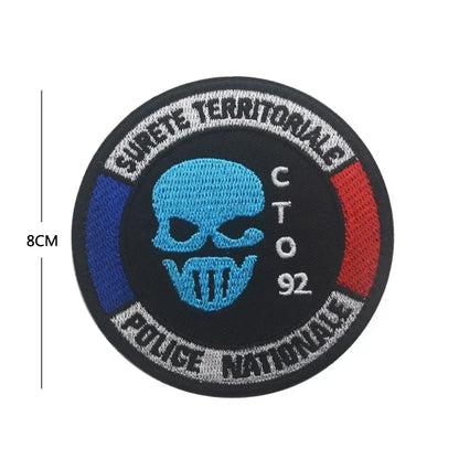Patch Écusson Brodé GIGN GIPN BRI – Patch Tactique Militaire France  – Pochettes à Attacher pour Vêtements et Sacs - BLACKBEARD OUTDOOR INDUSTRIES
