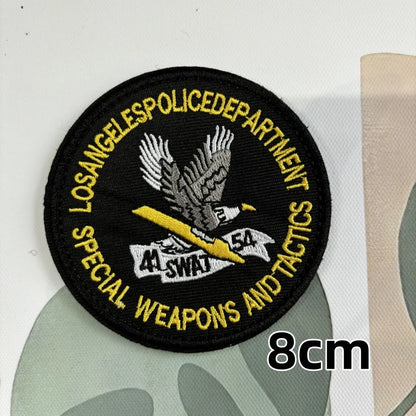 Patches Brodés US Security & Sheriff – Identification Tactique Hook & Loop Morale Badge
