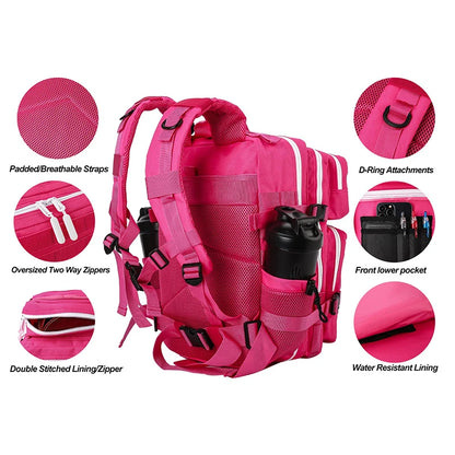 Sac à dos tactique 25 L MOLLE pour ordinateur 15 pouces