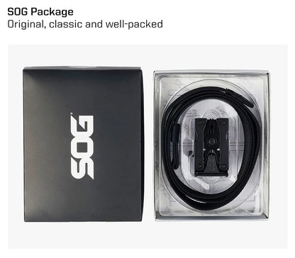 SOG Sync I Traveler EDC Multi-tool with 10 Survival Tools, Tactical & Outdoor Camping Supplies, Portable Travel & Hiking Kit Set BLACKBEARD OUTDOOR INDUSTRIES