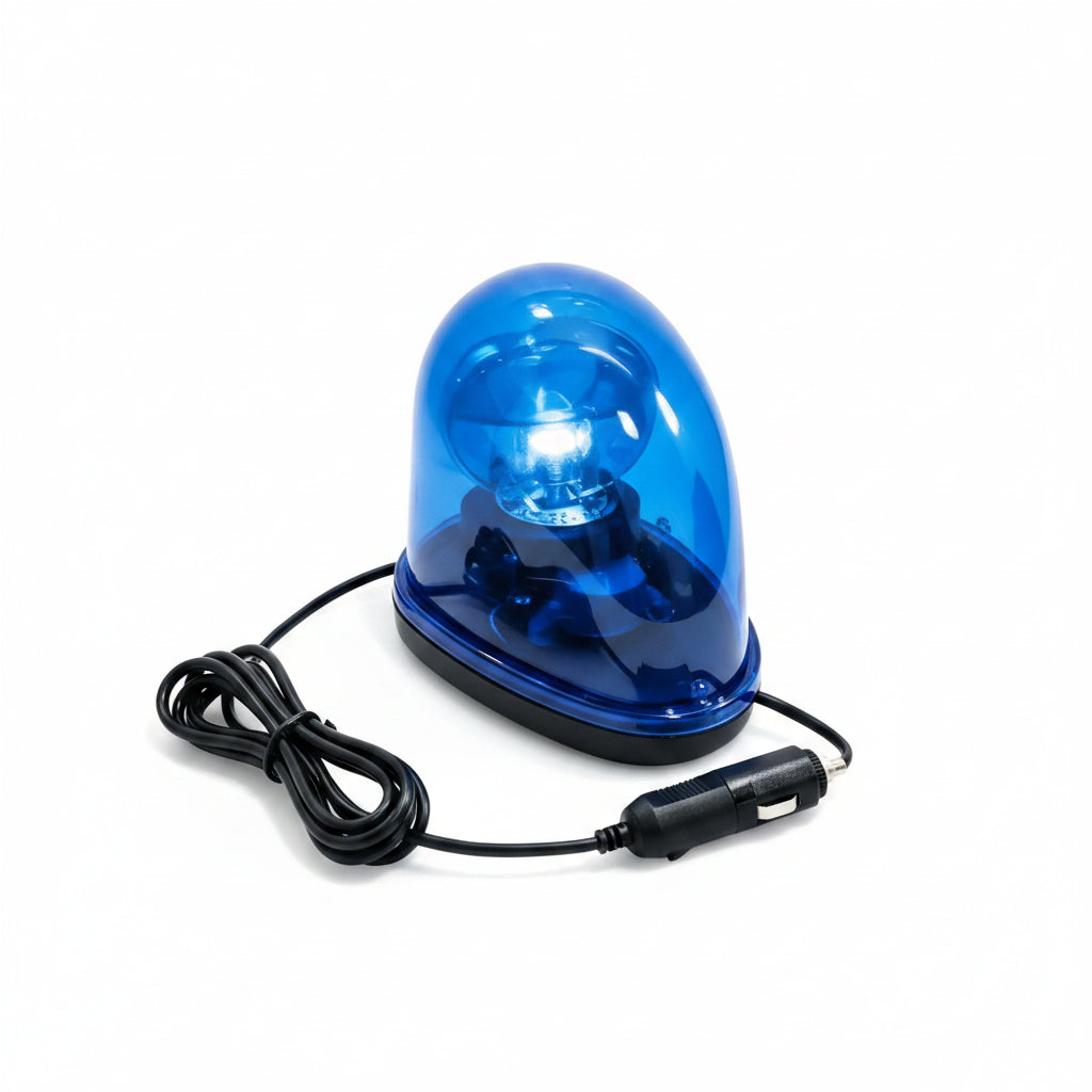 Gyrophare Bleu 10W Magnétique — Police Nationale & Gendarmerie | Feu Tournant Waterproof 12V - BLACKBEARD OUTDOOR INDUSTRIES