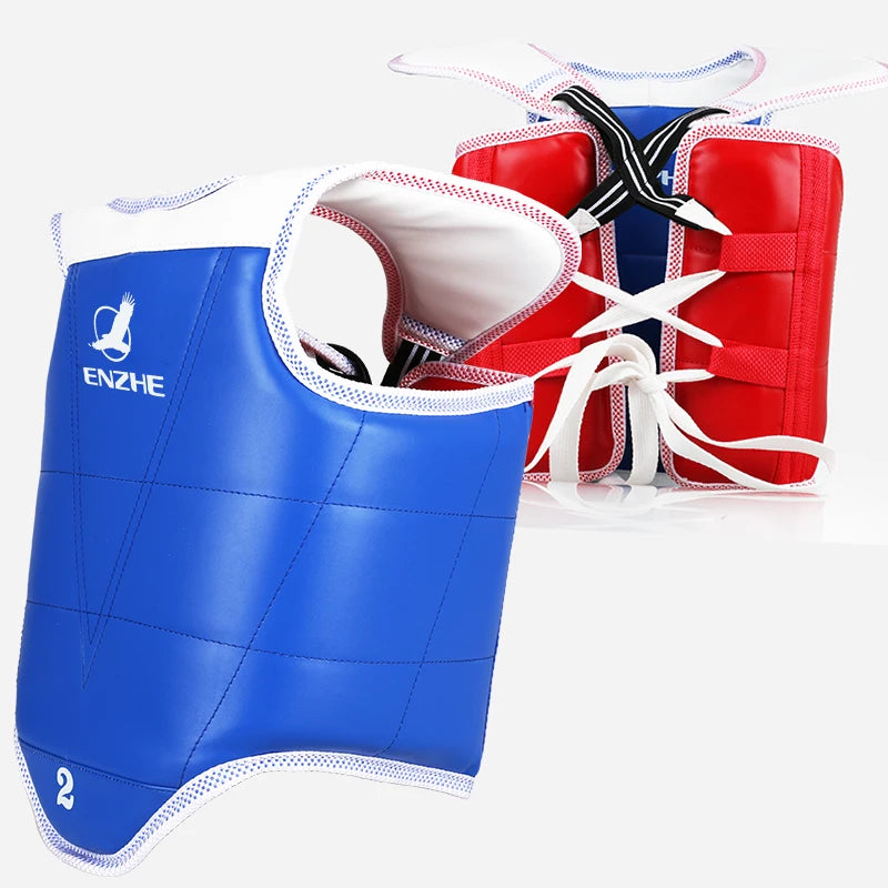 Kit Protection Taekwondo 8 Pièces WTF – Casque, Plastron, Tibières, Gants, Chaussons | Homme Femme Enfant - BLACKBEARD OUTDOOR INDUSTRIES