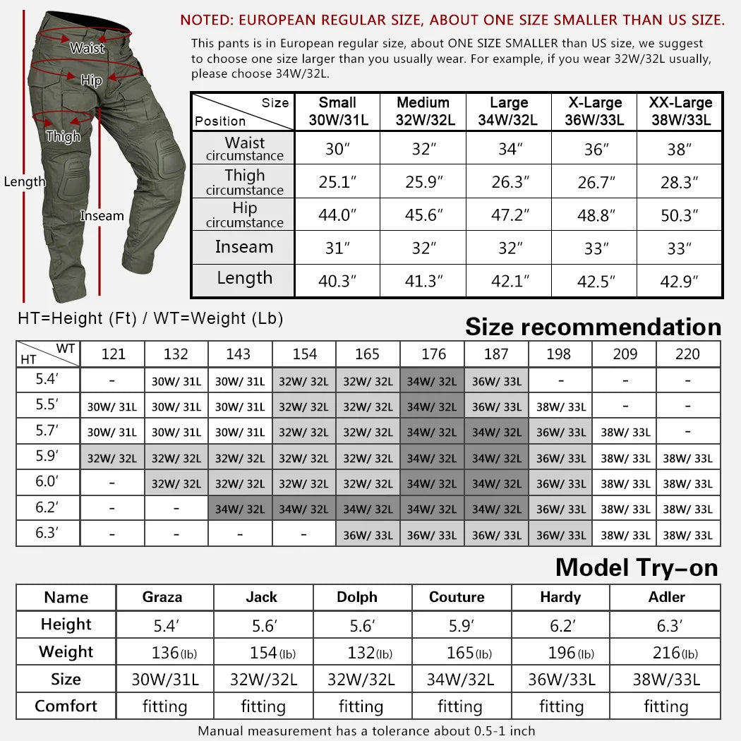 IDOGEAR G3 Combat Pants avec Genouillères Intégrées – Pantalon Tactique Homme Ranger Green / Noir - BLACKBEARD OUTDOOR INDUSTRIES