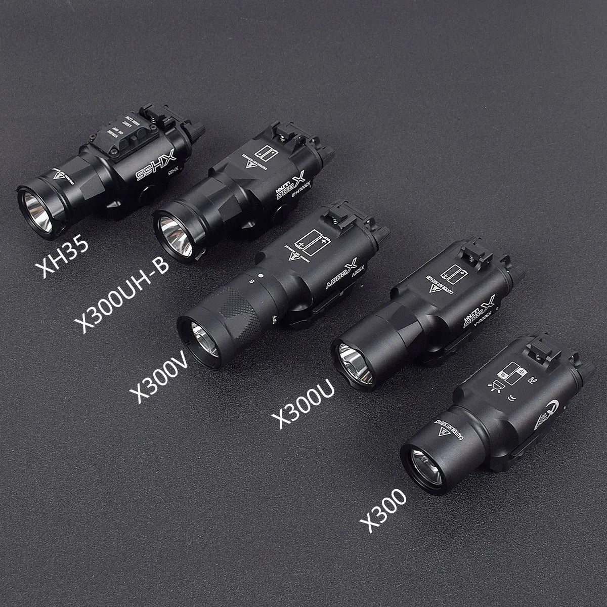 Lampe Tactique X300 Ultra / XH35 / X300V – LED Haute Puissance pour Rail 20mm - BLACKBEARD OUTDOOR INDUSTRIES