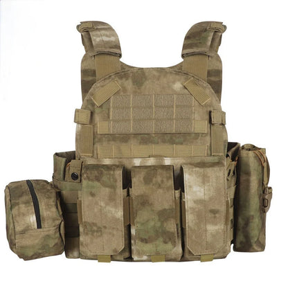 Gilet Tactique Porte-Plaque Enfant – Camouflage Militaire Respirant