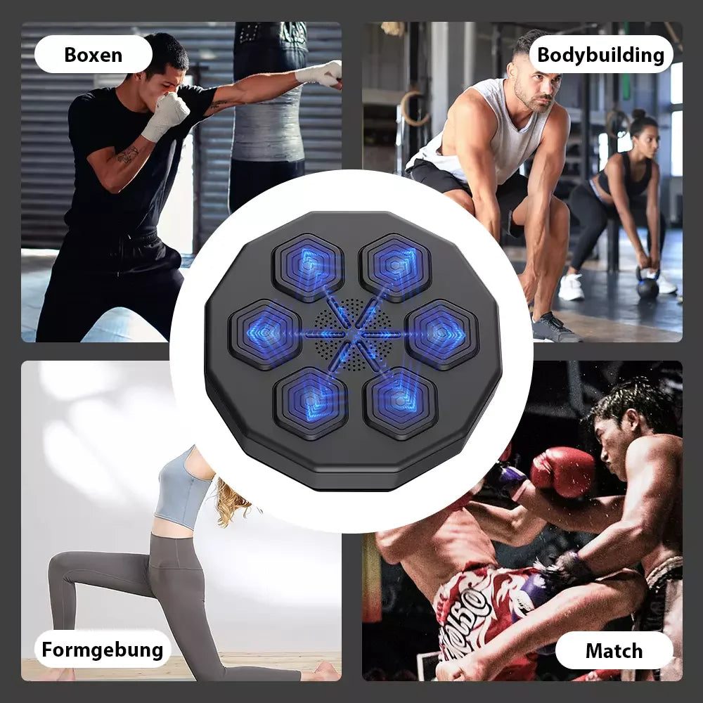 Machine de Boxe Intelligente Musicale – Cible d’Entraînement Électronique pour Réaction et Agilité BLACKBEARD OUTDOOR INDUSTRIES