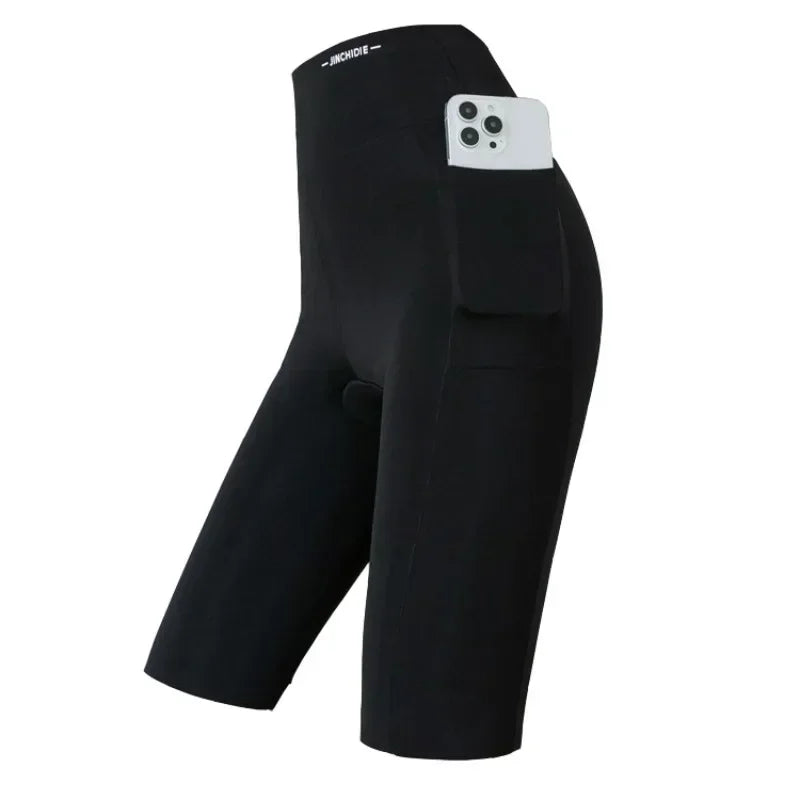 Legging Short Femme Sport Taille Haute | Gainant & Anti-Transpiration | Poches Latérales | MODX - BLACKBEARD OUTDOOR INDUSTRIES