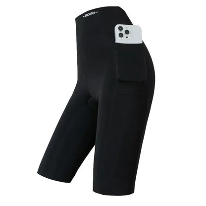 Legging Short Femme Sport Taille Haute | Gainant & Anti-Transpiration | Poches Latérales | MODX - BLACKBEARD OUTDOOR INDUSTRIES