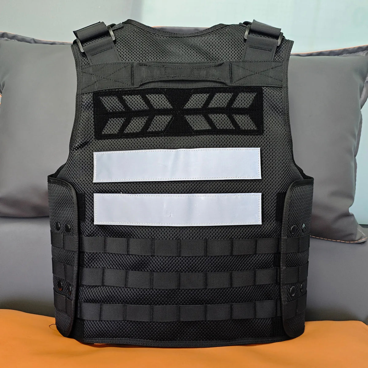 Gilet Tactique Réfléchissant Multifonction – Respirant, Ceinture Tissée, Grande Capacité