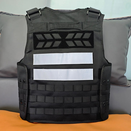 Gilet Tactique Réfléchissant Multifonction – Respirant, Ceinture Tissée, Grande Capacité