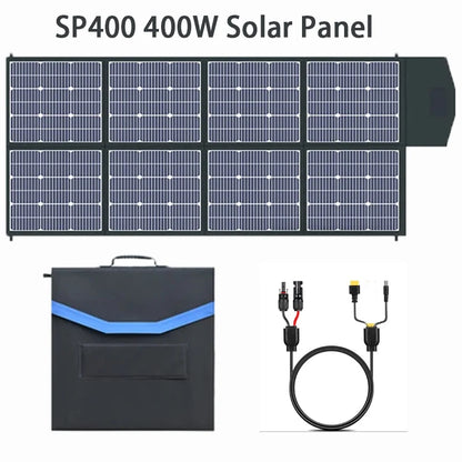 Station d'énergie portable XP1000 1024Wh avec batterie Lifepo4, fonction UPS et panneaux solaires pliables de 400W et 200W - BLACKBEARD OUTDOOR INDUSTRIES