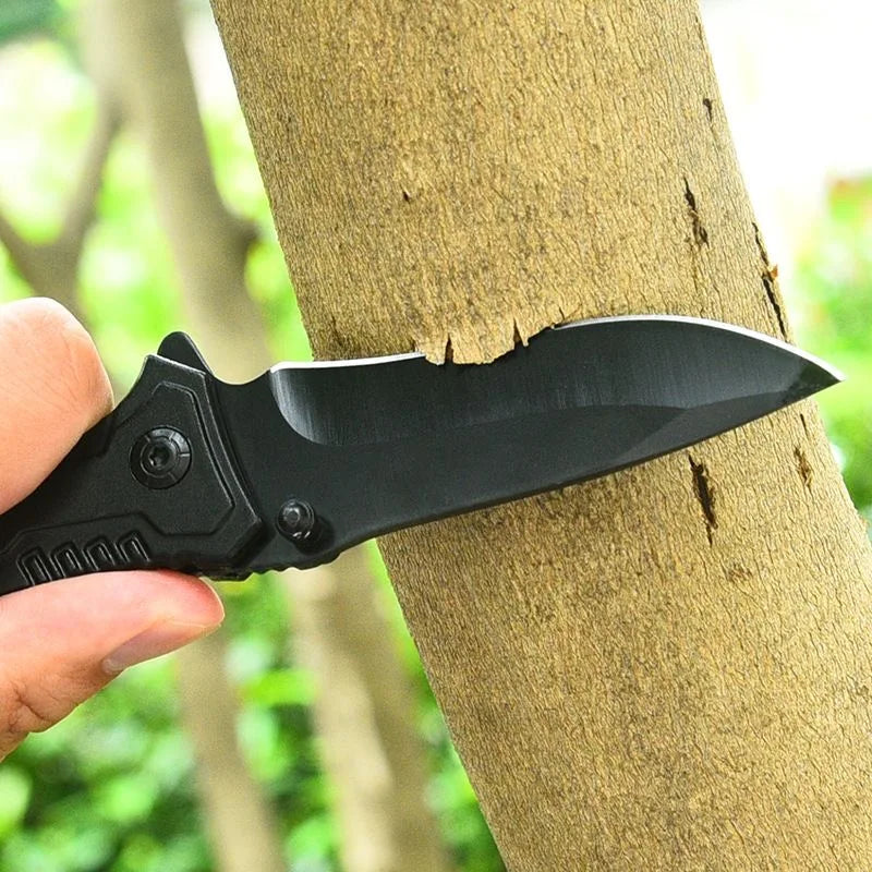 Multi functional outdoor camping knife with safety lock, foldable blade and sharp pocket tactical knife, suitable for fishing BLACKBEARD OUTDOOR INDUSTRIES