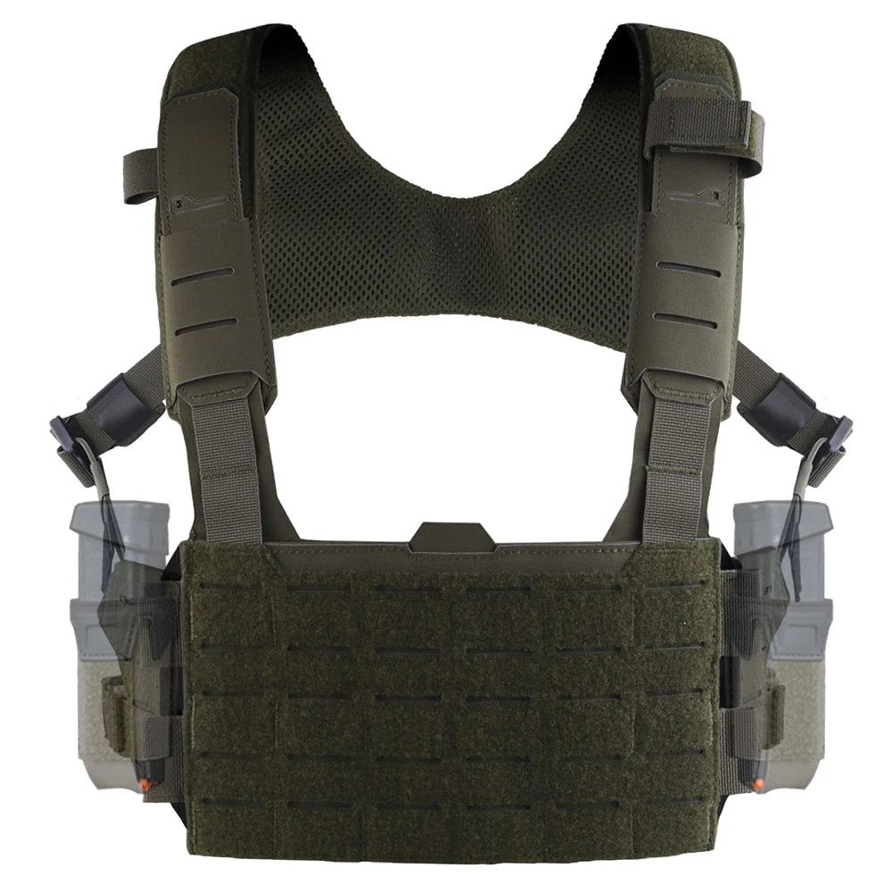 Chest rig tactique modulaire VE-119 à panneau MOLLE