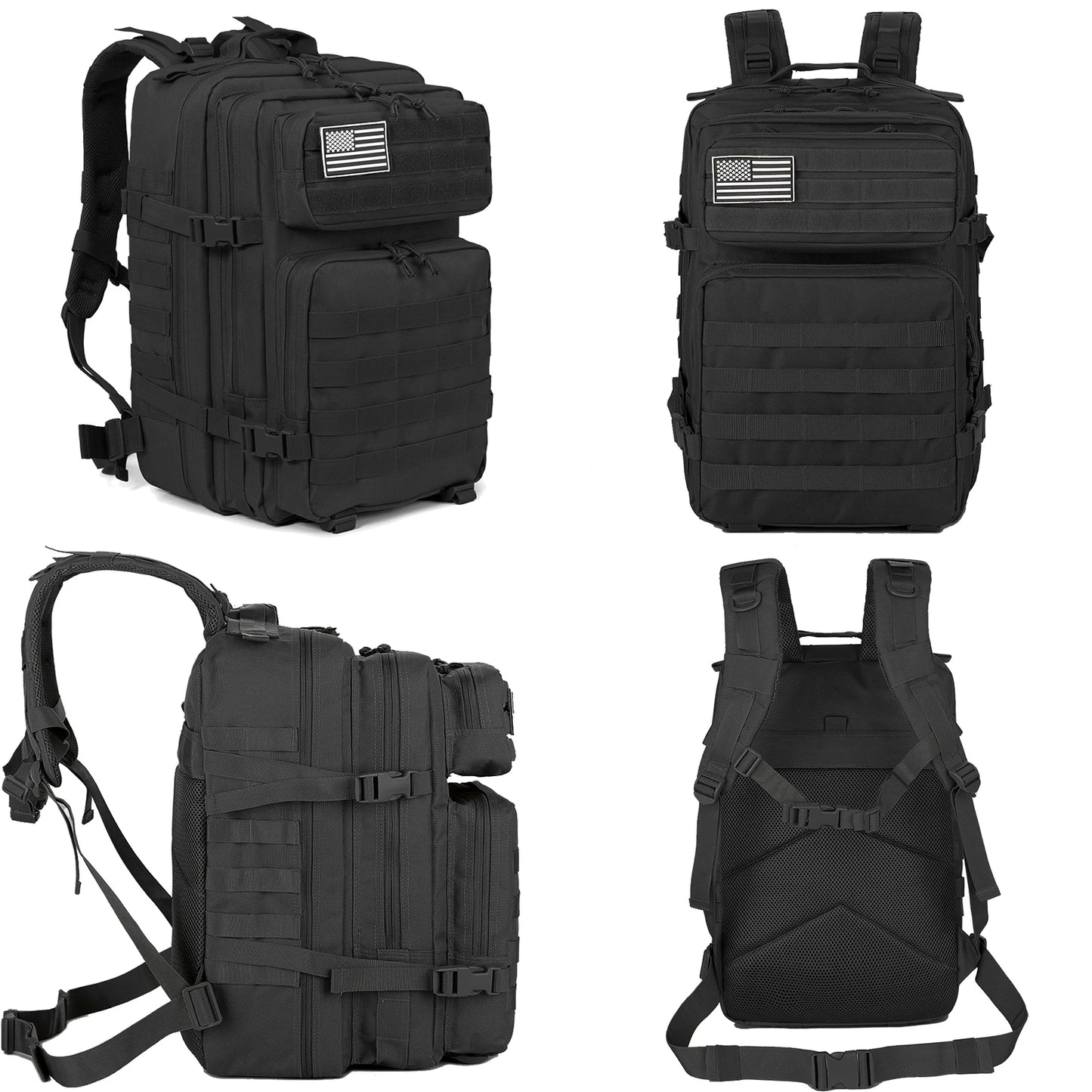 Sac à Dos Tactique 45L MOLLE – Randonnée, Trekking & Camping