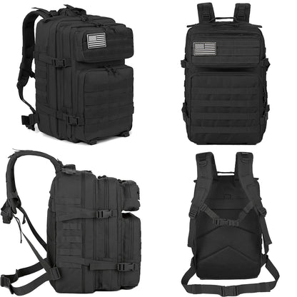 Sac à Dos Tactique 45L MOLLE – Randonnée, Trekking & Camping