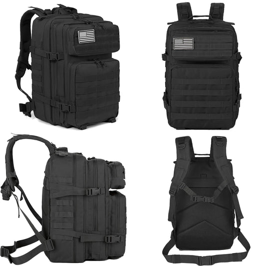 Sac à Dos Tactique 45L MOLLE – Randonnée, Trekking & Camping - BLACKBEARD OUTDOOR INDUSTRIES