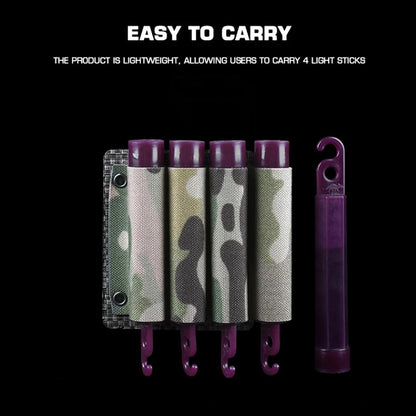 KOLINLOV Glow Sticks Pouch – Pochette de Rangement Tactique pour Bâtons Lumineux - BLACKBEARD OUTDOOR INDUSTRIES