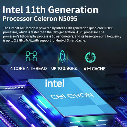 Firebat A16 Laptop – Ordinateur Portable Business Léger 16 pouces - BLACKBEARD OUTDOOR INDUSTRIES