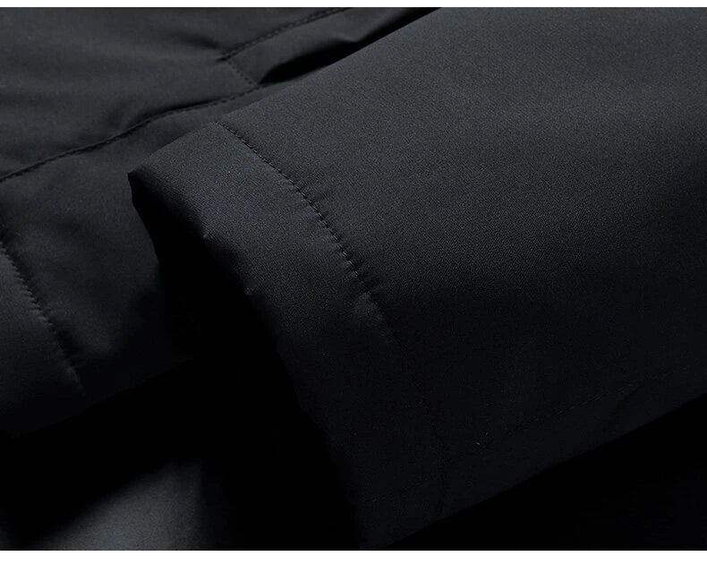 Veste Homme Hiver 2025 — Manteau Chaud Épais en Polaire Coupe Classique - BLACKBEARD OUTDOOR INDUSTRIES