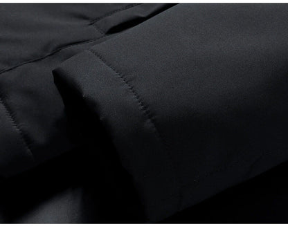 Veste Homme Hiver 2025 — Manteau Chaud Épais en Polaire Coupe Classique - BLACKBEARD OUTDOOR INDUSTRIES