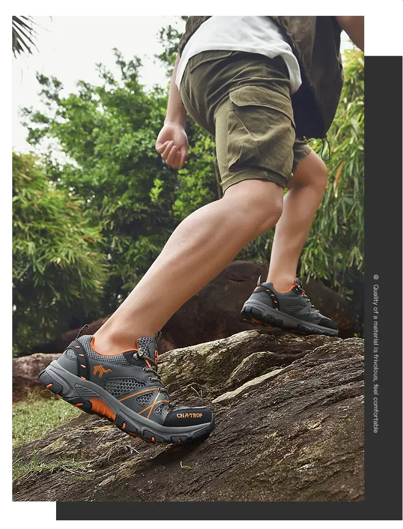 Chaussures de Randonnée Homme - Respirantes en Mesh, Légères et Résistantes - Chaussures de Sport pour Randonnée, Chasse et Activités Tactiques - BLACKBEARD OUTDOOR INDUSTRIES