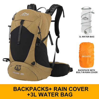 Sac à Dos de Randonnée 35L – Imperméable avec Housse de Pluie Intégrée | Mixte Homme/Femme - BLACKBEARD OUTDOOR INDUSTRIES