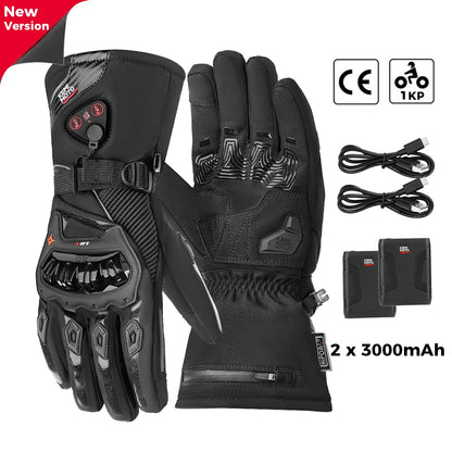 Gants chauffants rechargeables grand froid, tactiles et imperméables