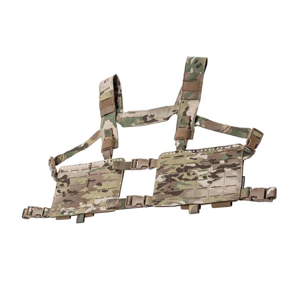 Chest Rig Tactique Style Spiritus Systems Fat Strap MK4 – Gilet MOLLE Unisexe | Airsoft, Militaire | 10 Coloris