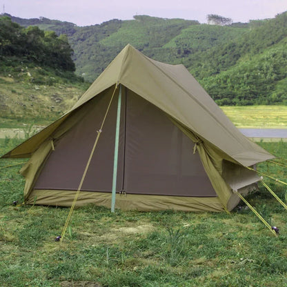 Grande Tente Camping Familiale 8+ Personnes Canvas Triple Couche – Ouverture Rapide, Fibre de Carbone | Camping, Pique-Nique, Militaire