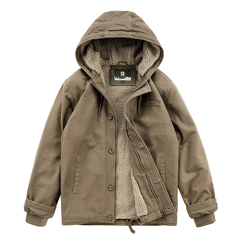 Parka Homme Hiver À Capuche — Rembourré Coton, Doublure Polaire, Coupe Ample | M à 4XL - BLACKBEARD OUTDOOR INDUSTRIES
