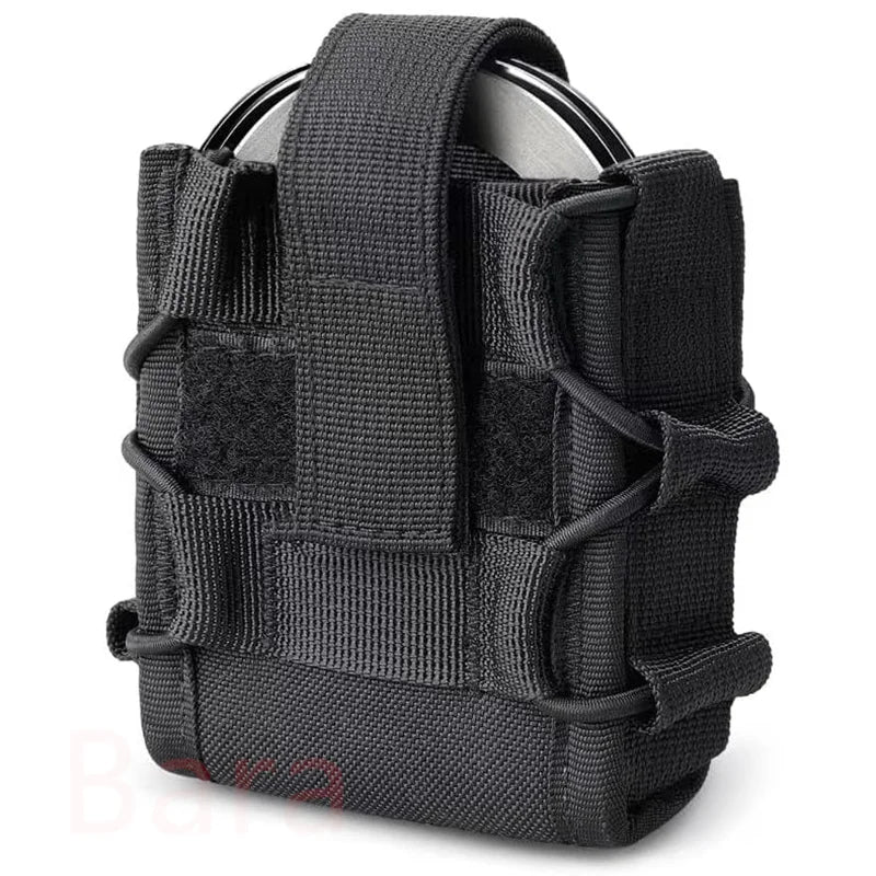 Pochette Tactique pour Menottes Ouvertes avec Clip et Sangle – Étui de Ceinture pour Menottes Asp, Menottes à Charnière, Menottes à Chaîne et Menottes Rigides Pliantes - BLACKBEARD OUTDOOR INDUSTRIES