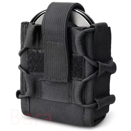 Pochette Tactique pour Menottes Ouvertes avec Clip et Sangle – Étui de Ceinture pour Menottes Asp, Menottes à Charnière, Menottes à Chaîne et Menottes Rigides Pliantes - BLACKBEARD OUTDOOR INDUSTRIES