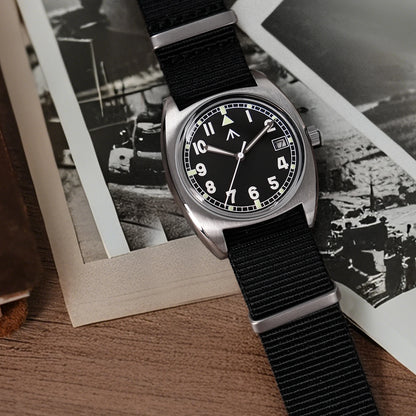 Montre militaire ML17 36 mm avec verre K1 lumineux