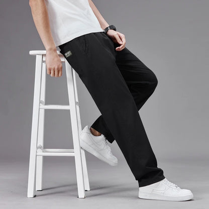 Pantalon Homme Grande Taille Coton – Coupe Droite Casual Été M à 6XL - BLACKBEARD OUTDOOR INDUSTRIES