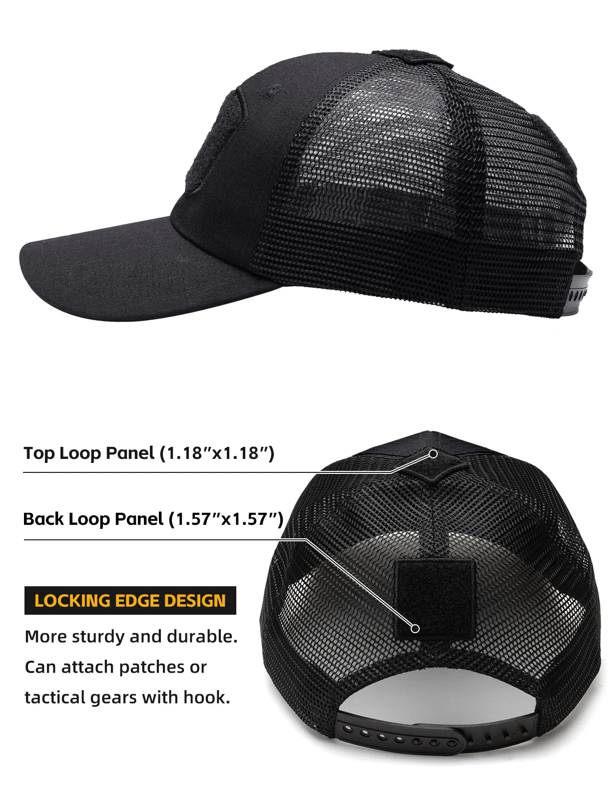 Casquette tactique respirante IDOGEAR mesh été - BLACKBEARD OUTDOOR INDUSTRIES