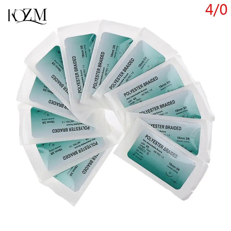 Kit de Suture Chirurgicale Synthétique avec Aiguille – Nylon Monofilament pour Formation Médicale et Vétérinaire Ma boutique