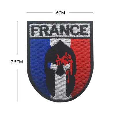Patch Drapeau France IR Réfléchissant – Badge Tactique Brodé pour Casquette, Sac, Brassard - BLACKBEARD OUTDOOR INDUSTRIES