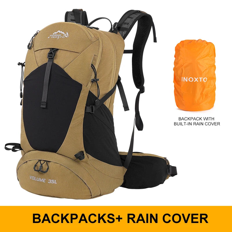 Sac à Dos de Randonnée 35L – Imperméable avec Housse de Pluie Intégrée | Mixte Homme/Femme - BLACKBEARD OUTDOOR INDUSTRIES