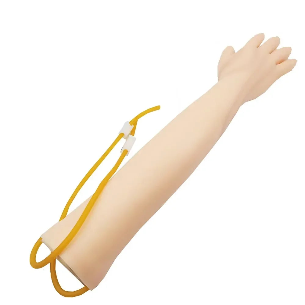 Kit de Pratique IV pour Formation en Ponction Veineuse – Bras Anatomique avec Support d'Infusion, PVC Latex avec Sac de Rangement - BLACKBEARD OUTDOOR INDUSTRIES