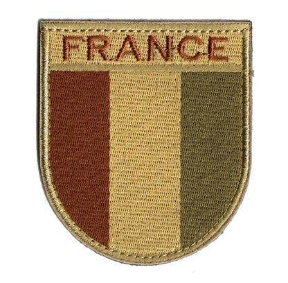 Patch Drapeau France IR Réfléchissant – Badge Tactique Brodé pour Casquette, Sac, Brassard - BLACKBEARD OUTDOOR INDUSTRIES