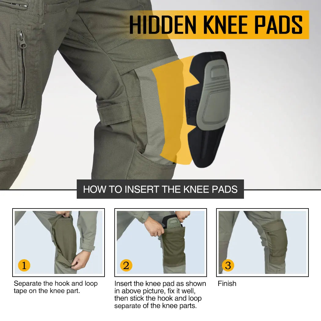pantalon tactique idogear ufs tissu résistant combat