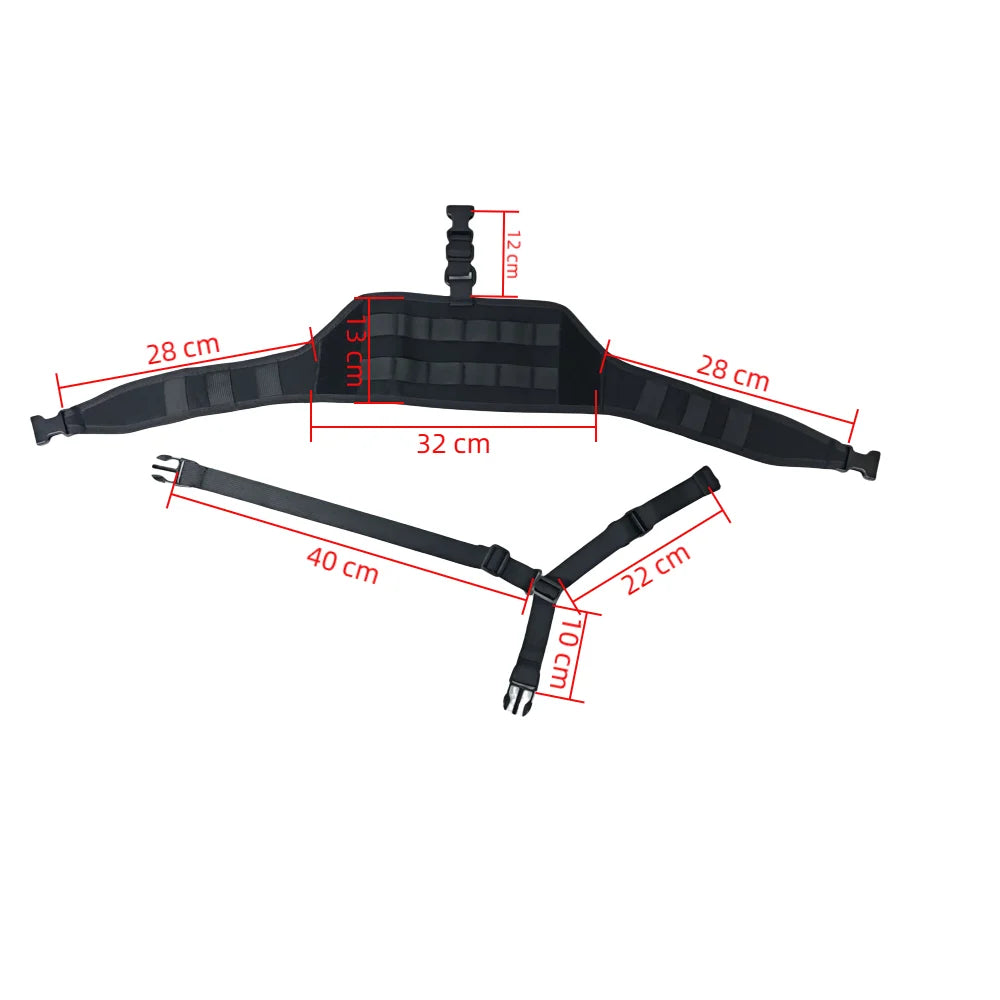 Gilet Tactique MOLLE à Libération Rapide – Chest Rig Nylon 1000D, Léger & Résistant pour Airsoft, Chasse et Plein Air - BLACKBEARD OUTDOOR INDUSTRIES