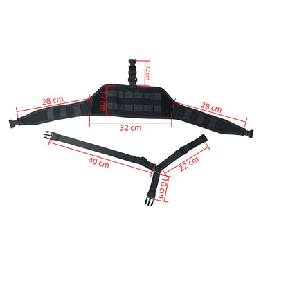 Gilet Tactique MOLLE à Libération Rapide – Chest Rig Nylon 1000D, Léger & Résistant pour Airsoft, Chasse et Plein Air - BLACKBEARD OUTDOOR INDUSTRIES